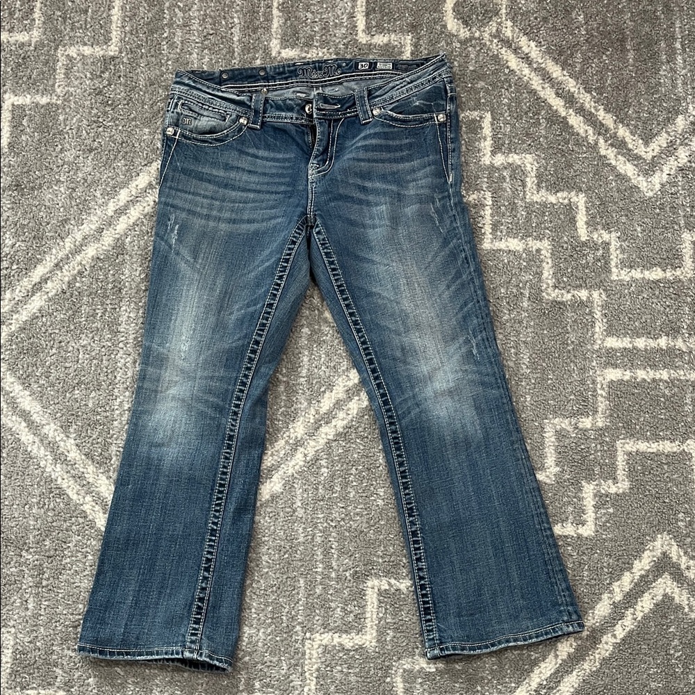 Miss Me Dark Blue Boot Cut Jeans